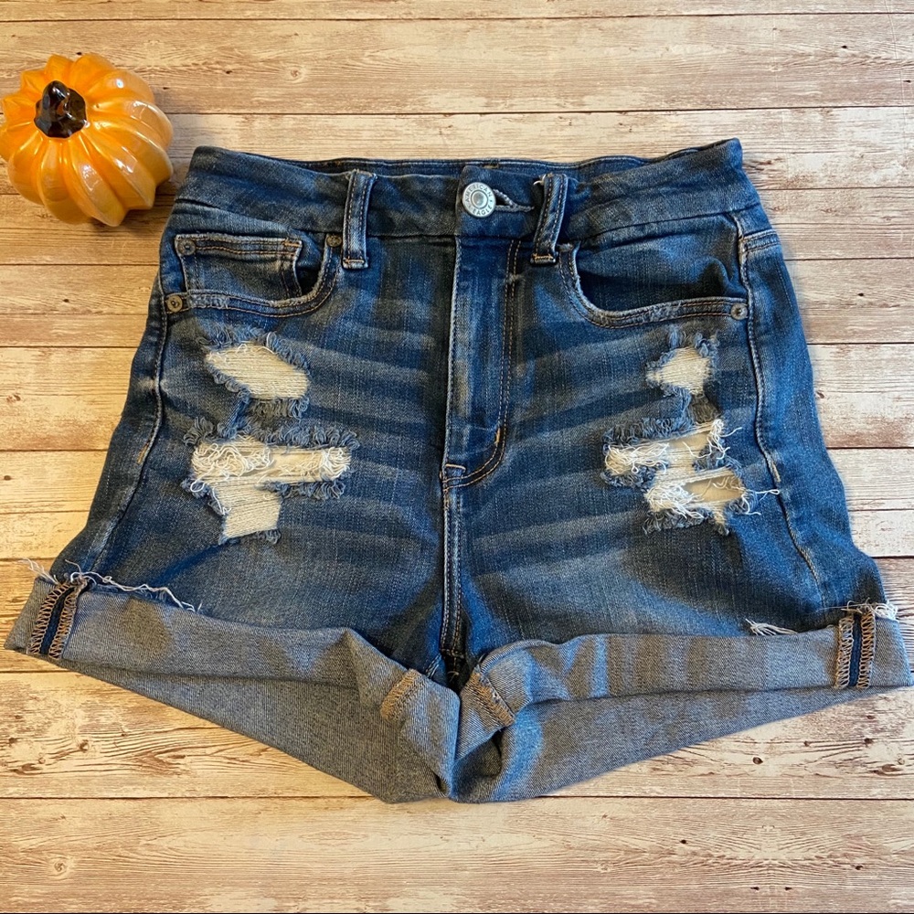 American Eagle High-Rise Curvy Jean Shorts